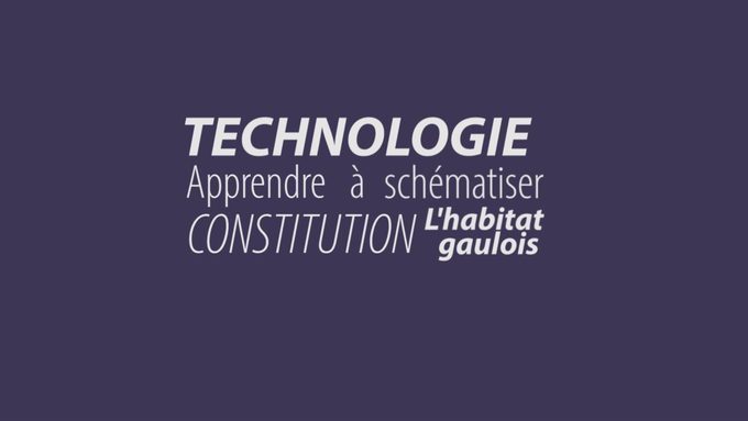 Apprendre à schématiser – La constitution d’une maison gauloise (5ème)