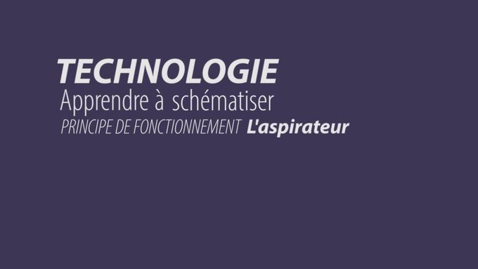 Apprendre à schématiser – le principe de fonctionnement de l’aspirateur (4ème)